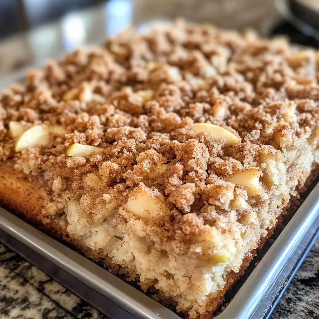 Apple Cinnamon Coffee Cake with Streusel Topping