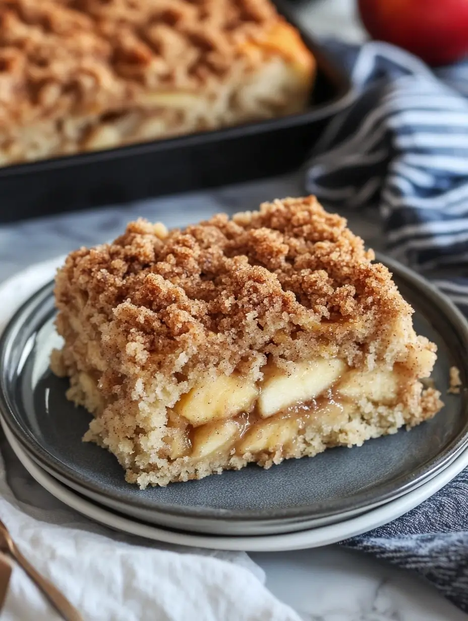 Apple Cinnamon Coffee Cake with Streusel Topping