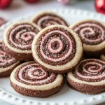 Chocolate Peppermint Swirl Cookies