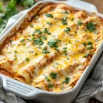 Cheesy Chicken Enchilada Casserole