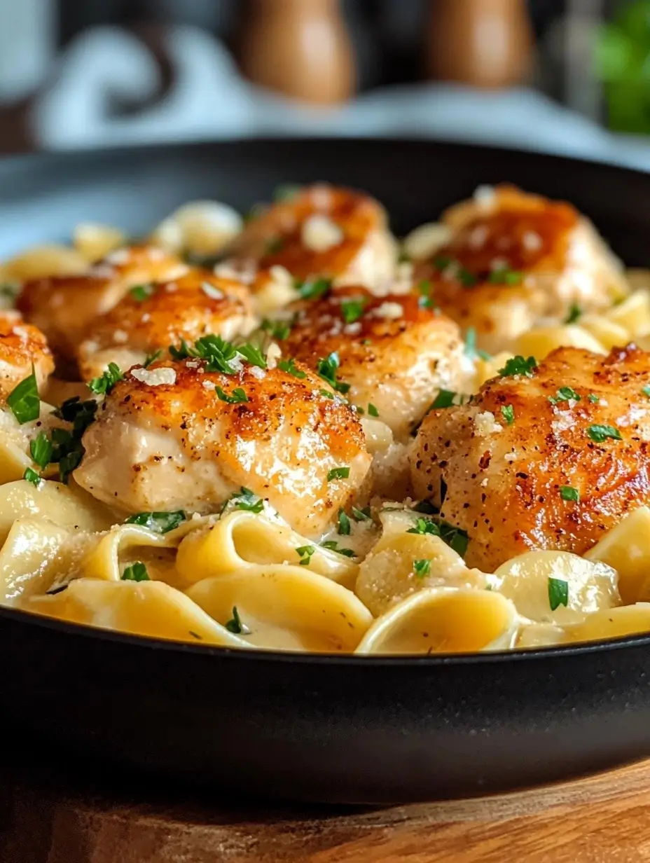 One-Pan Chicken with Buttered Noodles