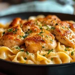 One-Pan Chicken with Buttered Noodles