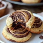 Peanut Butter Brownie Swirl Cookies