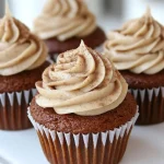 Spiced Gingerbread Cupcakes with Molasses Frosting