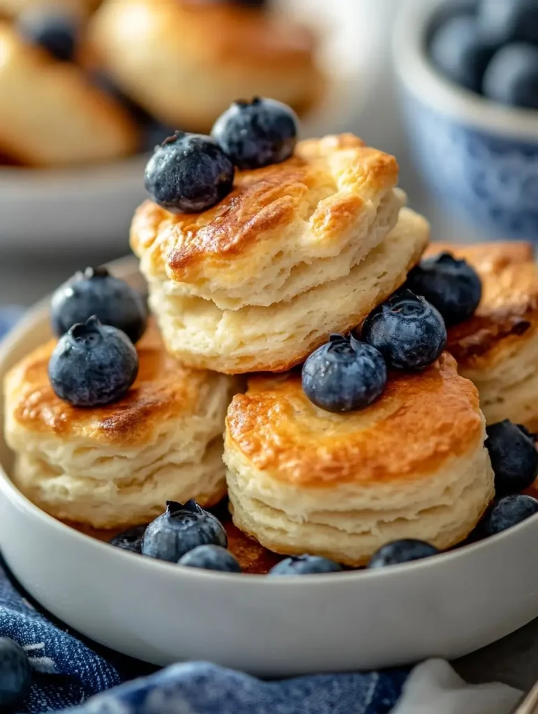 Sweet Blueberry Biscuits