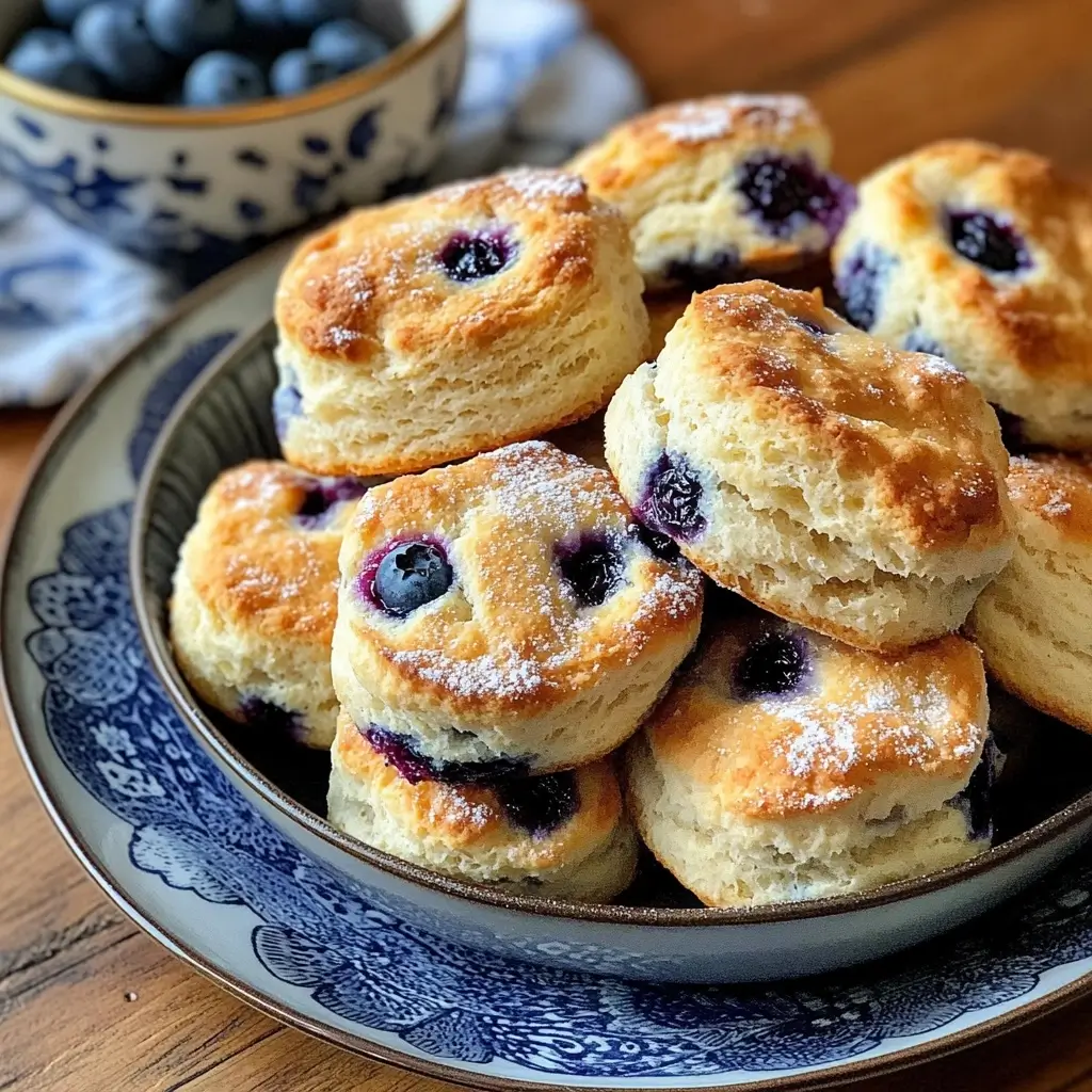 Sweet Blueberry Biscuits