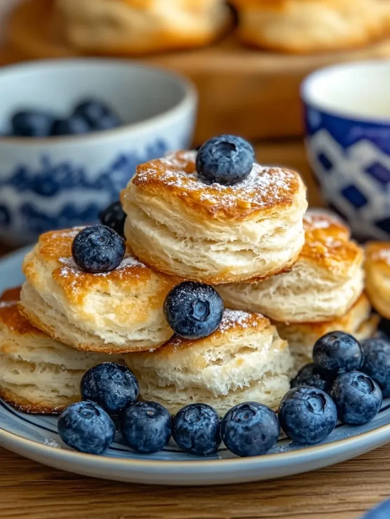 Sweet Blueberry Biscuits