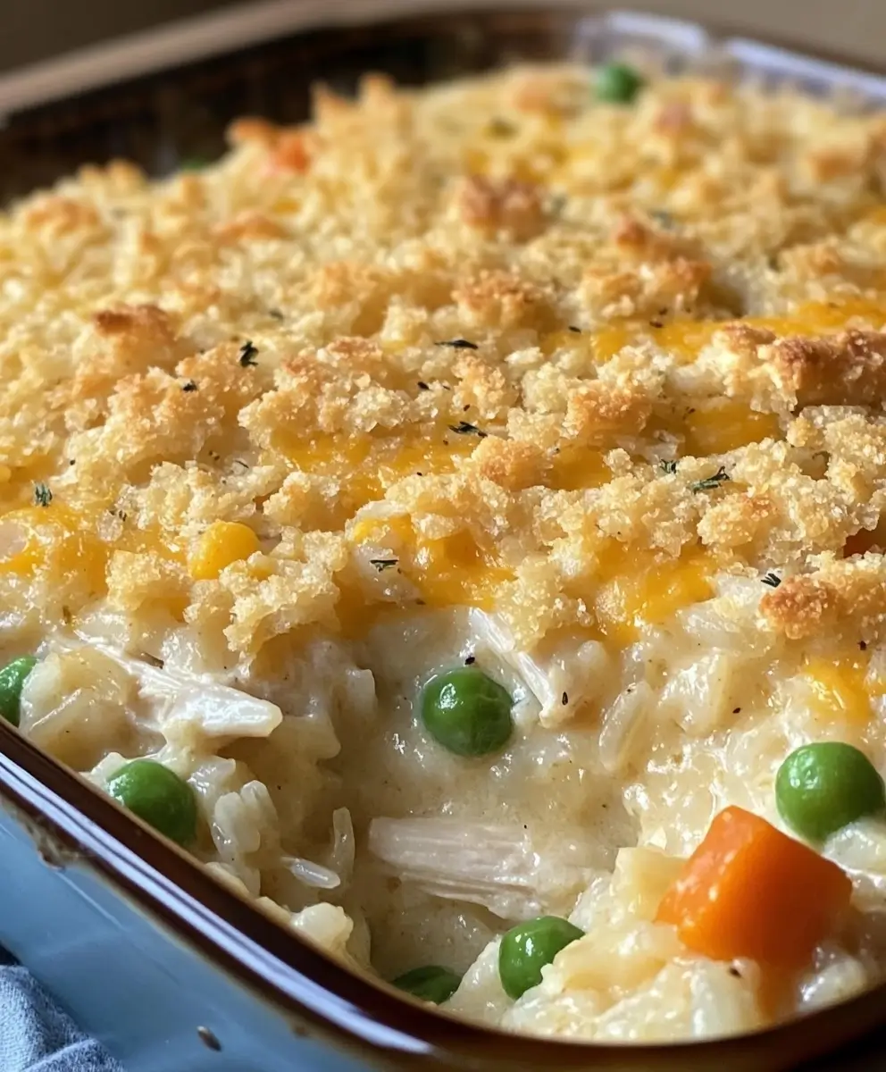 Cheesy Chicken & Rice Casserole