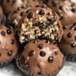 Chocolate Chip Cookie Dough Protein Balls