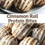 Cinnamon Roll Protein Bites