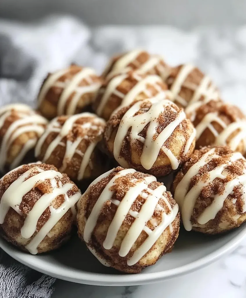 Cinnamon Roll Protein Bites