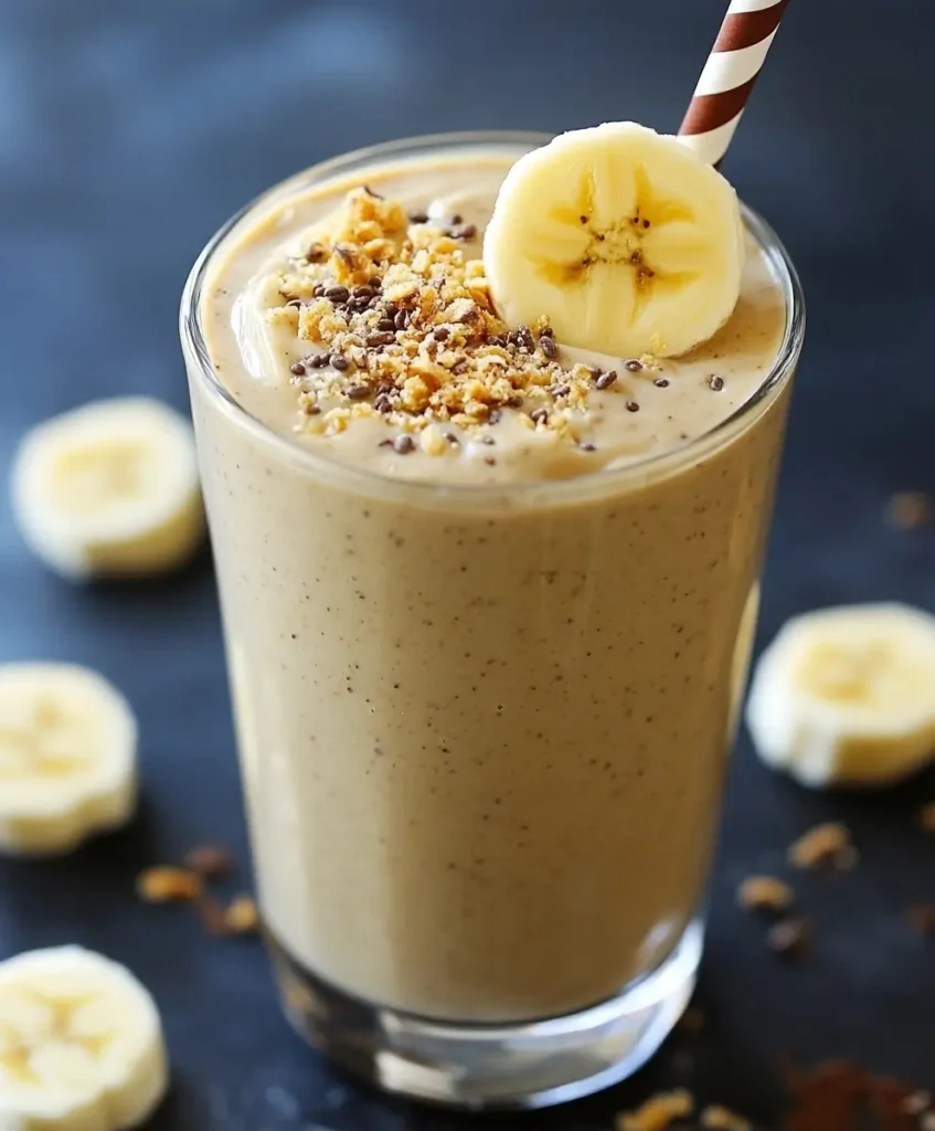 Peanut Butter Banana Protein Smoothie