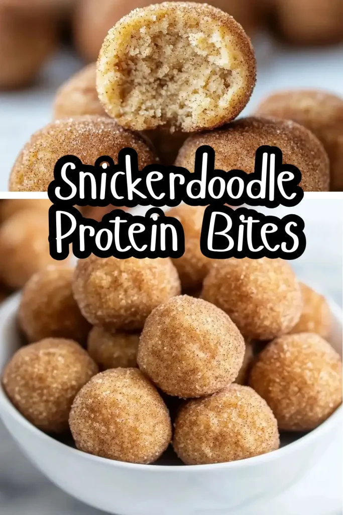 Snickerdoodle Protein Bites