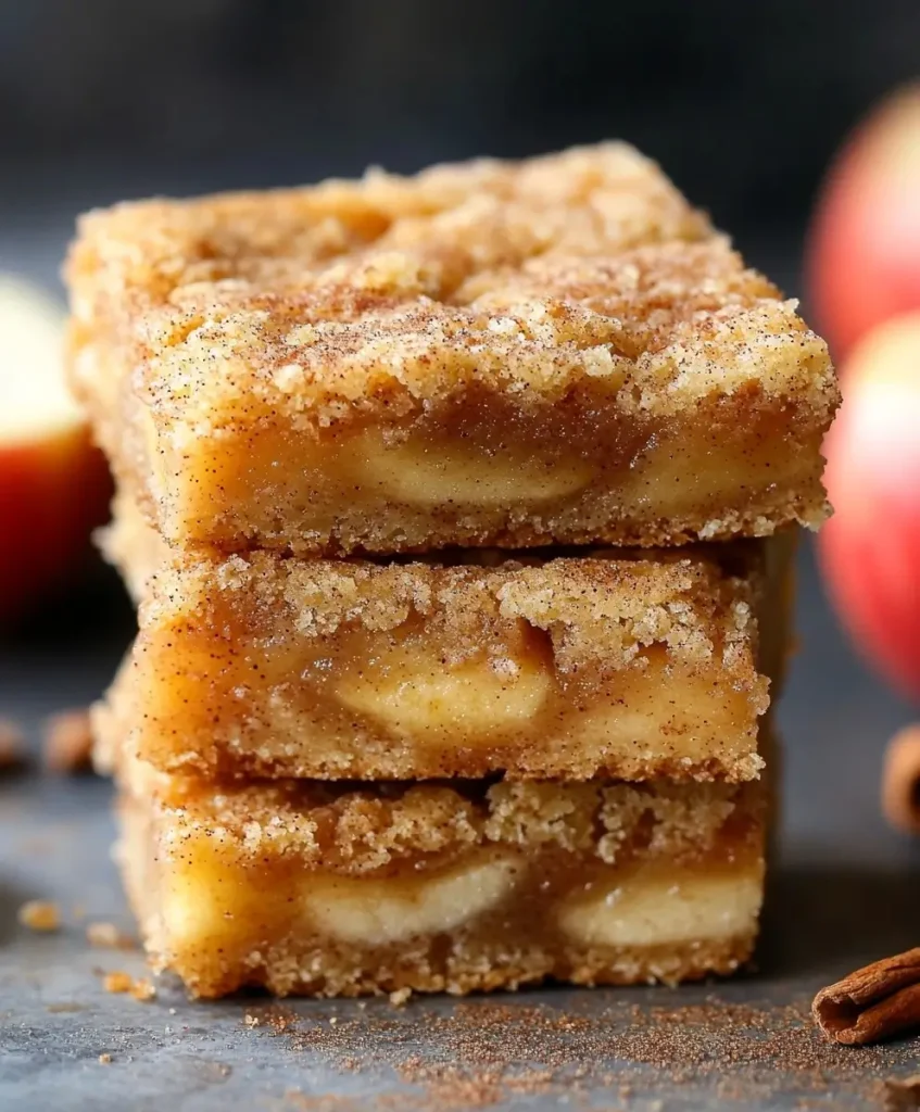 Apple Snickerdoodle Bars