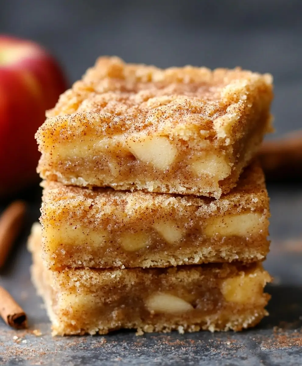 Apple Snickerdoodle Bars