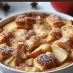 Cinnamon Apple Bread Pudding