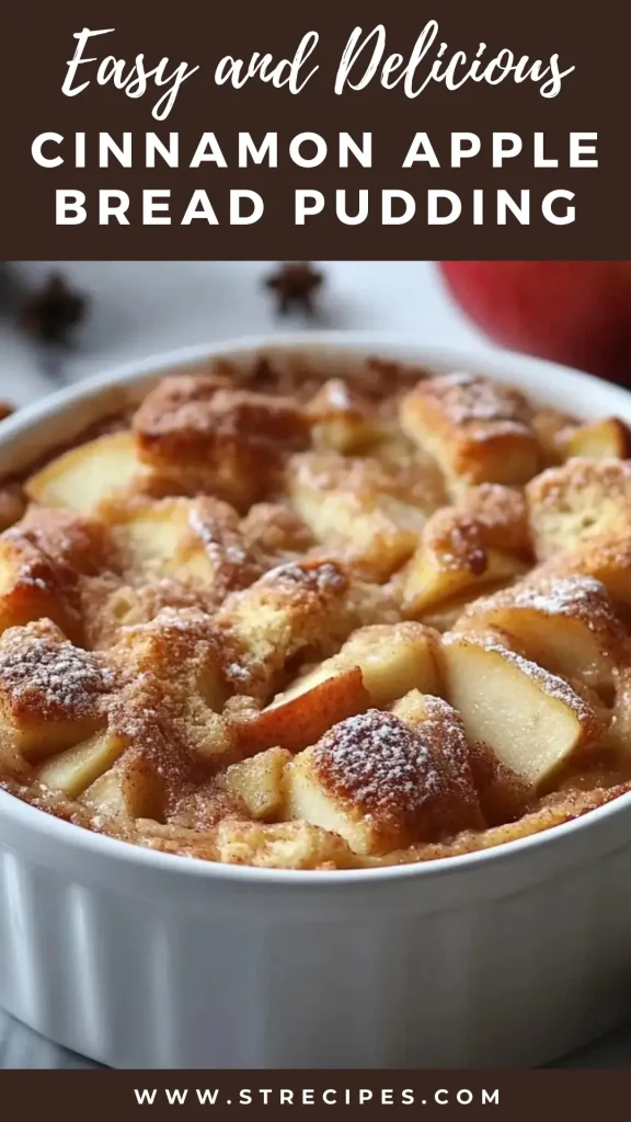 Cinnamon Apple Bread Pudding