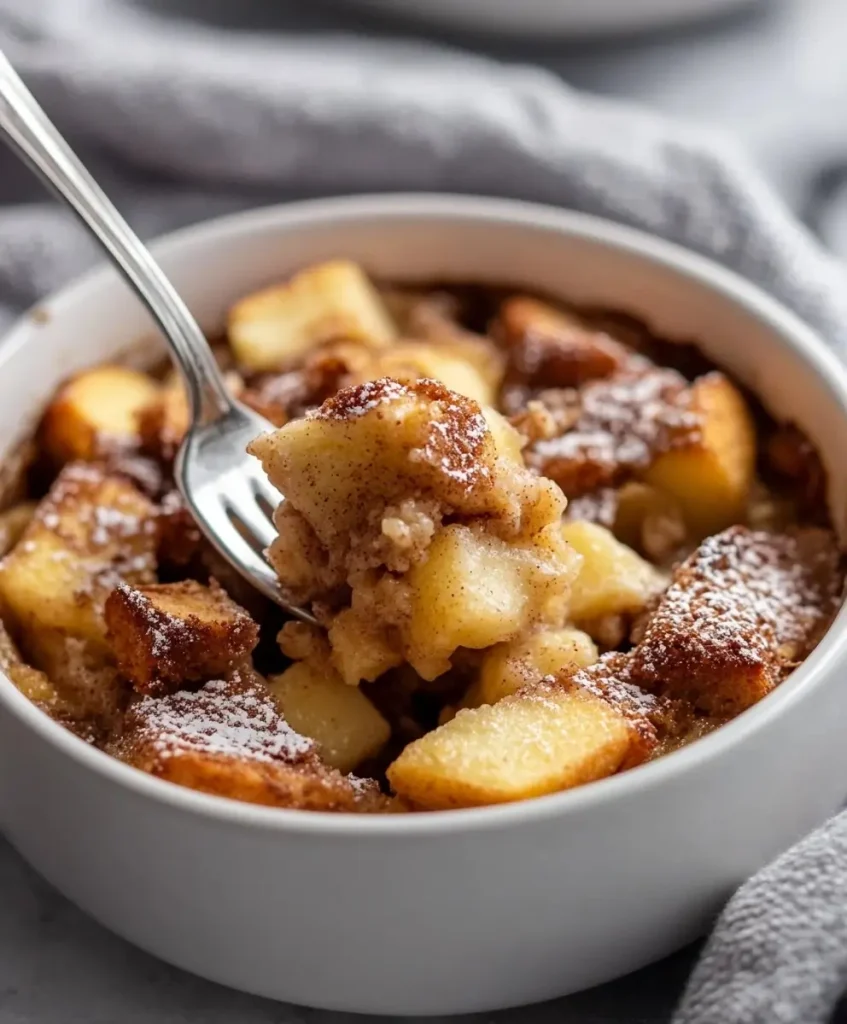 Cinnamon Apple Bread Pudding