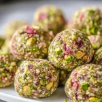 Cranberry Pistachio Protein Bites