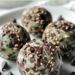 Mint Chocolate Chip Protein Balls