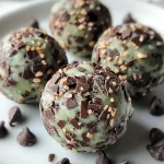 Mint Chocolate Chip Protein Balls