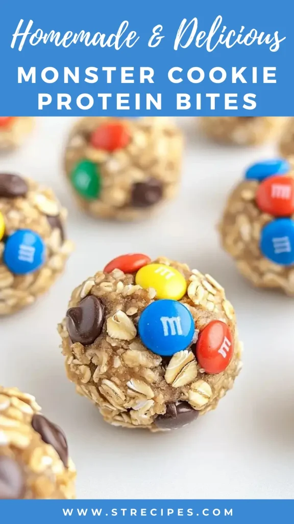 Monster Cookie Protein Bites