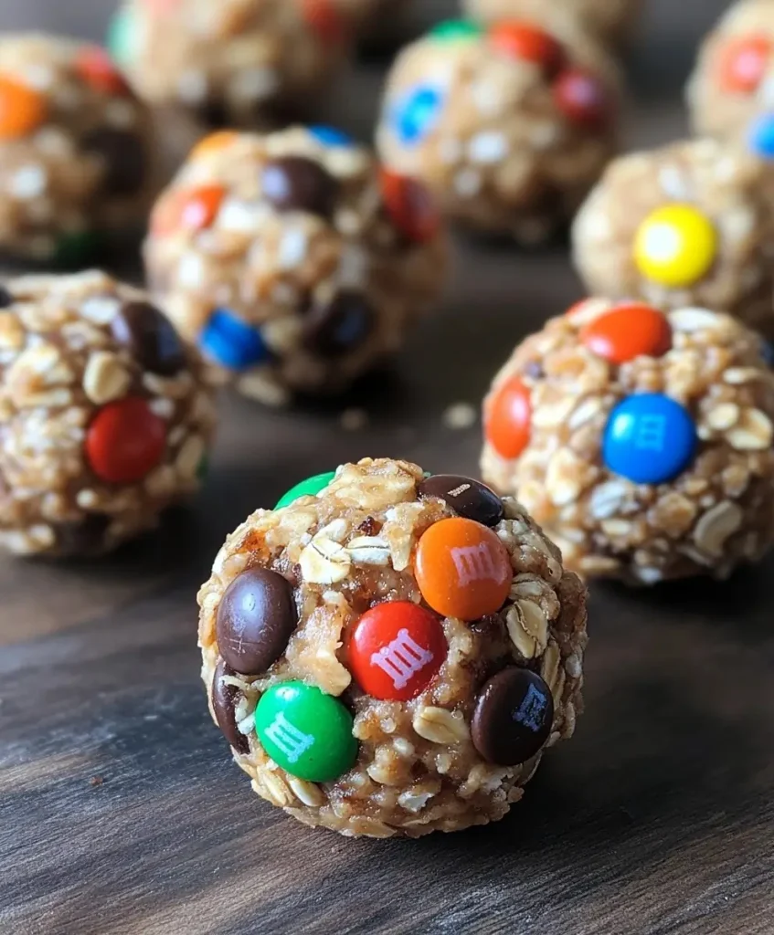 Monster Cookie Protein Bites