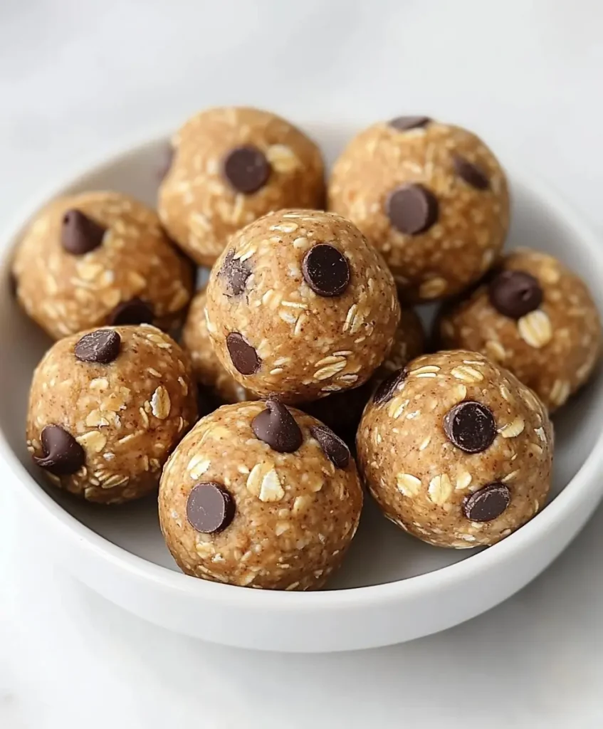 Peanut Butter Cookie Dough Protein Balls