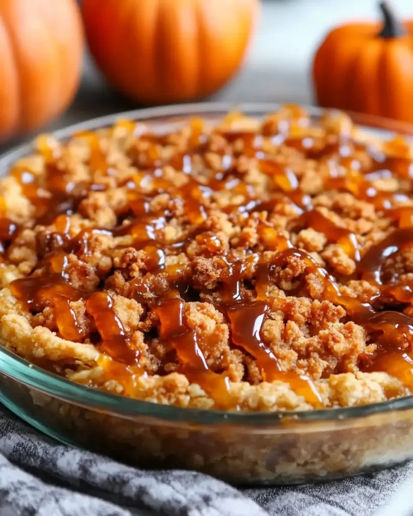 Pumpkin Pie Crisp with Crust