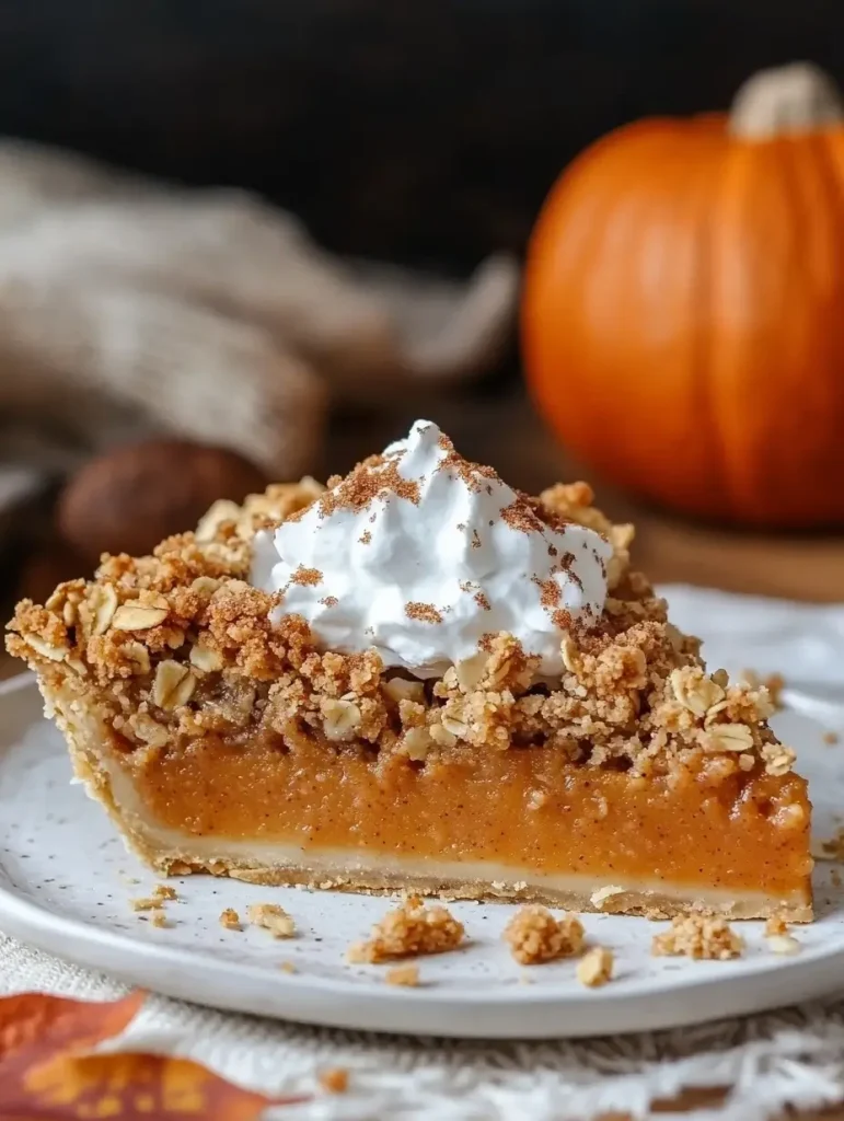 Pumpkin Pie Crisp with Crust