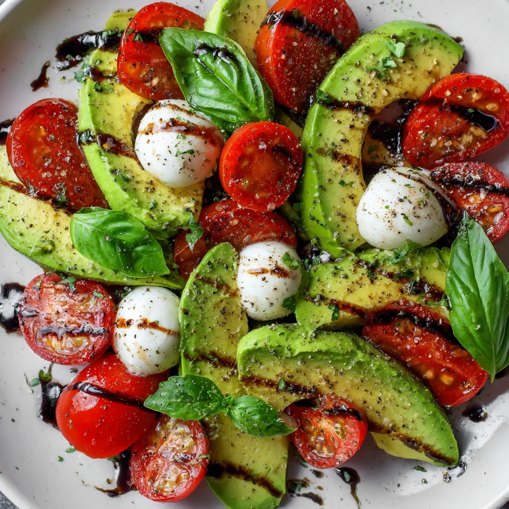 Avocado Caprese Salad.