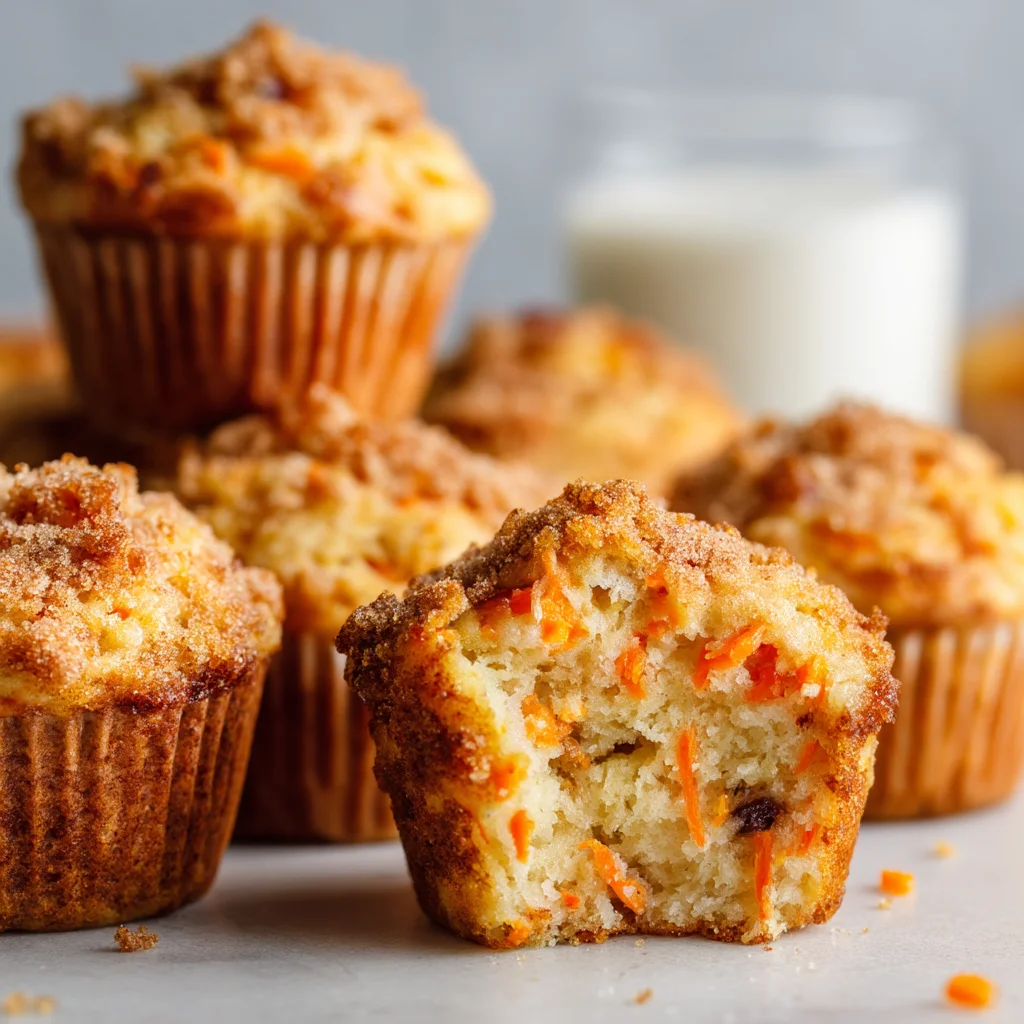 Delicious carrot cake muffins with yogurt. Delicious carrot cake muffins with yogurt.