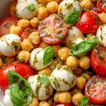 Chickpea Caprese Salad