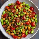 Chickpea Edamame Salad