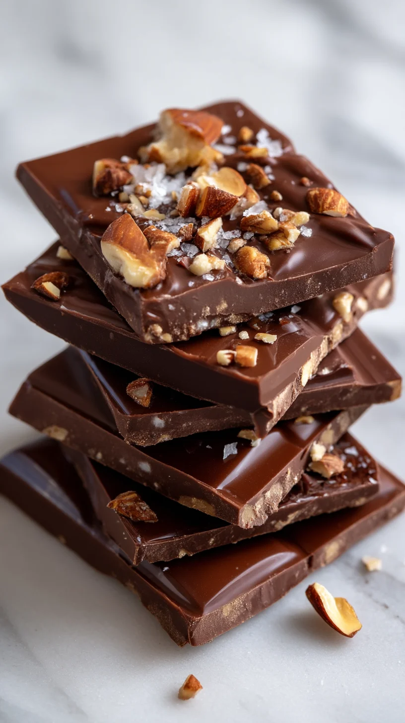 Homemade chocolate yogurt bark, a healthy dessert. Homemade chocolate yogurt bark, a healthy dessert.