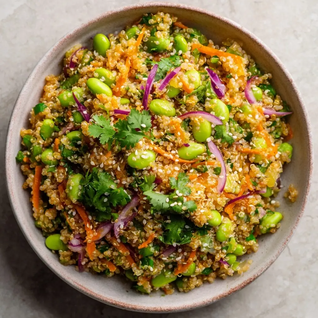 Edamame Quinoa Salad