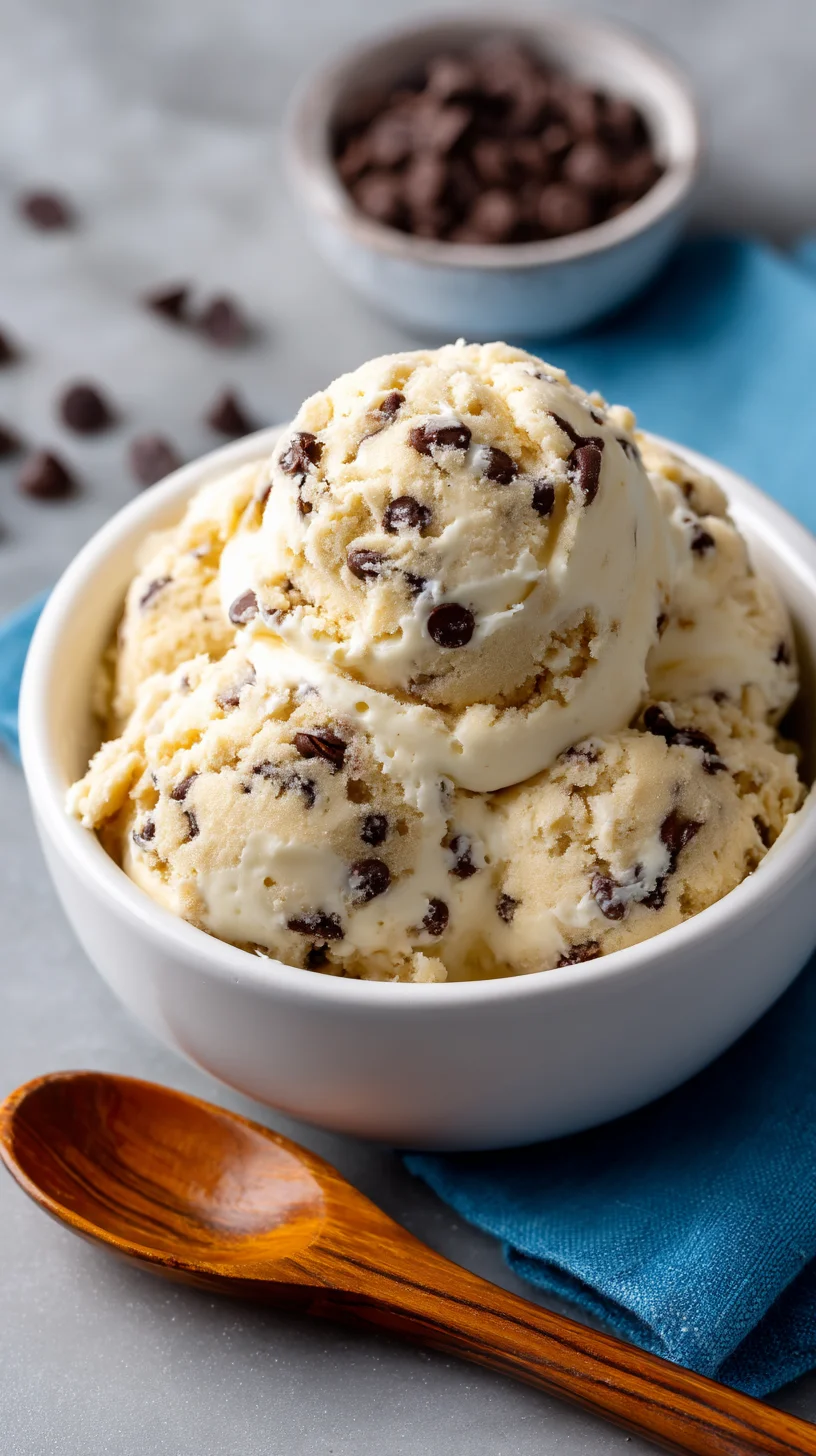 Edible cookie dough made with Greek yogurt.