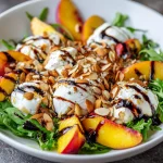 Refreshing Peach Burrata Salad Recipe