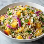 Refreshing Peach Quinoa Salad Recipe