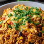 Slow Cooker Taco Chicken and Rice