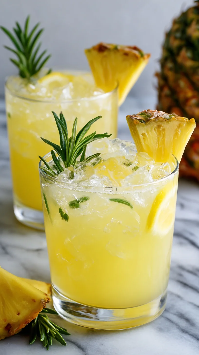 Sparkling pineapple lemonade drink. Sparkling pineapple lemonade drink.