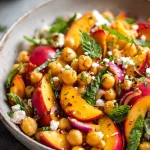 Peach, Chickpea & Quinoa Power Bowl
