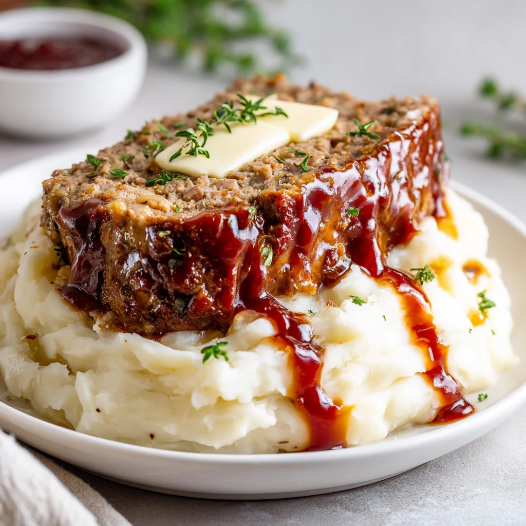 Classic American meatloaf, retro food. Classic American meatloaf, retro food.