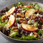 Apple Walnut Cranberry Salad with Maple Dressing