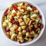 Refreshing Chickpea Apple Cranberry Summer Salad Recipe