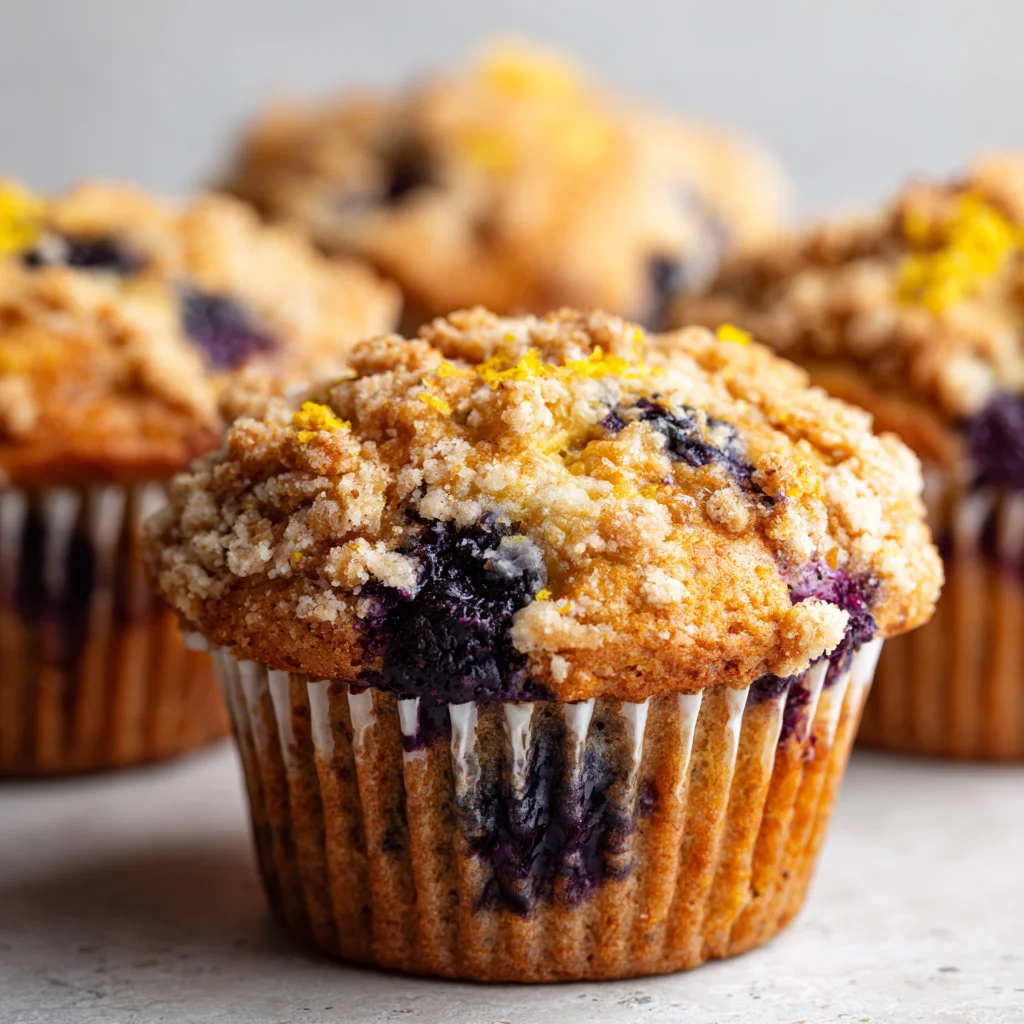 Lemon Blueberry Oat Muffins Recipe: Easy & Delicious!