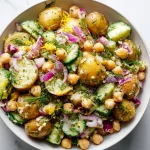 Easy Lemon Dill Chickpea Salad with Baby Potatoes