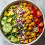 Delicious & Healthy Chickpea Avocado Quinoa Bowl Recipe