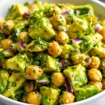 Easy & Healthy Chickpea and Avocado Salad with Lime