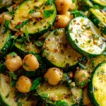 Zucchini Chickpea Garlic Stir-Fry Recipe